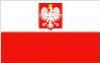 Flaga Polski z godem dua